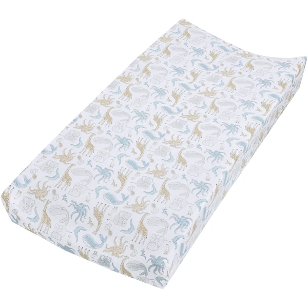 Aden + Anais™ Essential S Katoenen Mousseline Aankleedkussenhoes Natural Geschiedenis 3 Aden + Anais™ Essential S Katoenen Mousseline Aankleedkussenhoes Natural Geschiedenis