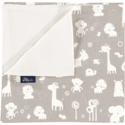Alvi ® Babydeken Dierentuindieren Taupe 75 X 100 Cm -Roba || Alvi || Pinolino Winkel alvi babydeken dierentuindieren taupe 75 x 100 cm a383752 4