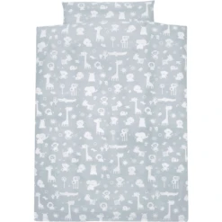 Alvi Beddengoed 100 X 135 Cm, Dierentuin Blauw