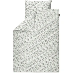 Alvi ® Beddengoed Petit Fleurs Groen/wit 100 X 135 Cm
