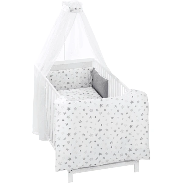 Alvi Bedset 3delig Star Zilvergrijs 5 Alvi Bedset 3delig Star Zilvergrijs - Afbeelding 3