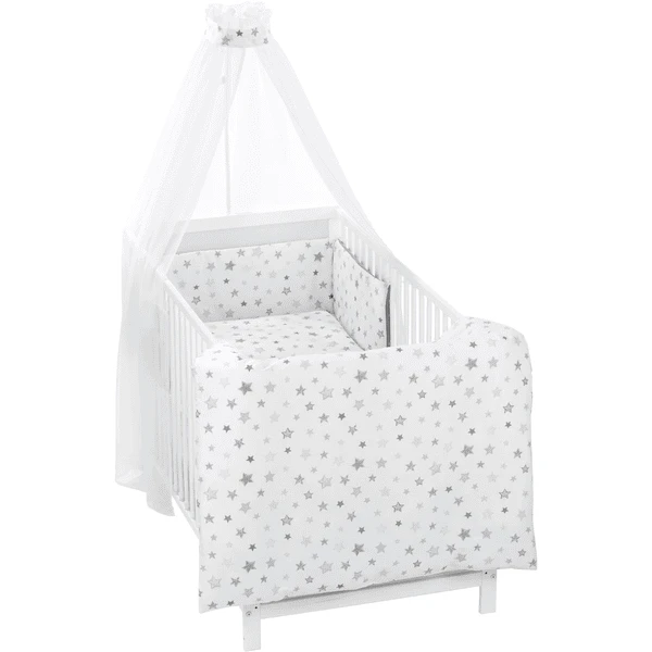 Alvi Bedset 3delig Star Zilvergrijs 6 Alvi Bedset 3delig Star Zilvergrijs - Afbeelding 4