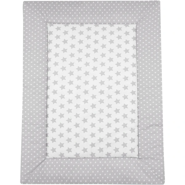 Alvi Boxkleed / Kruipdeken, Sterren, Zilver, 100 X 135 Cm 4 Alvi Boxkleed / Kruipdeken, Sterren, Zilver, 100 X 135 Cm - Afbeelding 2