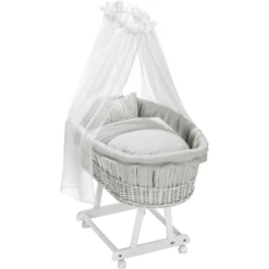 Alvi ® Complete Basket Birth E Witte Aqua Dot -Roba || Alvi || Pinolino Winkel alvi complete basket birth e witte aqua dot a300202 4