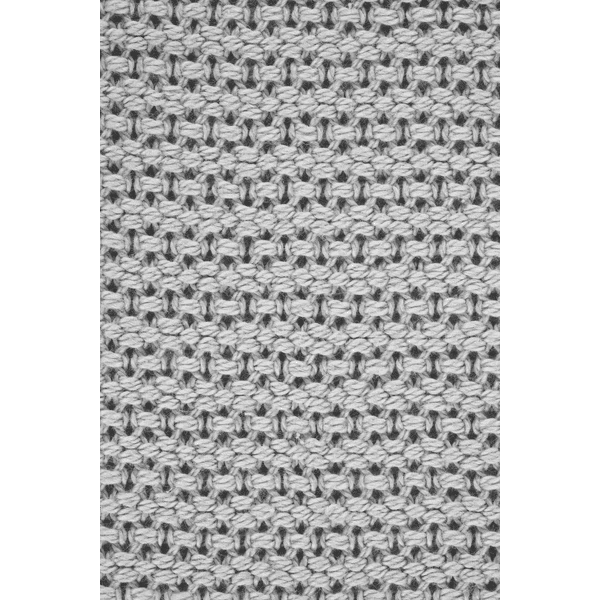 Alvi ® Gebreide Deken Piqué Grijs 75 X 100 Cm 4 Alvi ® Gebreide Deken Piqué Grijs 75 X 100 Cm - Afbeelding 2