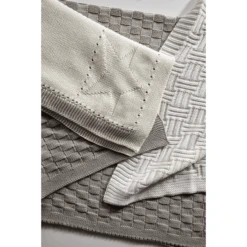 Alvi Gebreide Deken Ruit Wit 75 X 100 Cm -Roba || Alvi || Pinolino Winkel alvi gebreide deken ruit wit 75 x 100 cm a294938 2