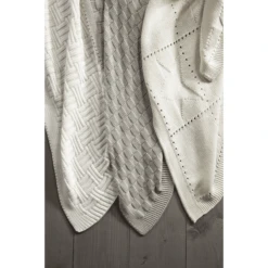 Alvi Gebreide Deken Ruit Wit 75 X 100 Cm -Roba || Alvi || Pinolino Winkel alvi gebreide deken ruit wit 75 x 100 cm a294938 3