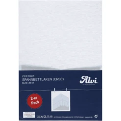 Alvi ® Hoeslaken Dubbelpak Wit/zilver 40 X 90 Cm 11 Alvi ® Hoeslaken Dubbelpak Wit/zilver 40 X 90 Cm -Roba || Alvi || Pinolino Winkel alvi hoeslaken dubbelpak wit zilver 40 x 90 cm a313030 4