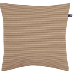 Alvi ® Knuffelkussen Zeesterren Taupe/wit