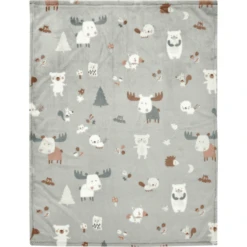Alvi Microvezel Deken Baby Forest 75 X 100 Cm