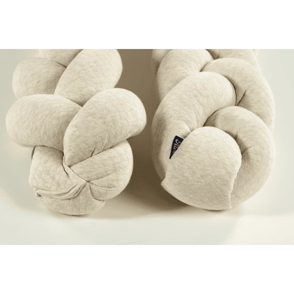 Alvi ® Nest Slang Gevlochten Speciale Stof Quilt Nature 5 Alvi ® Nest Slang Gevlochten Speciale Stof Quilt Nature - Afbeelding 3