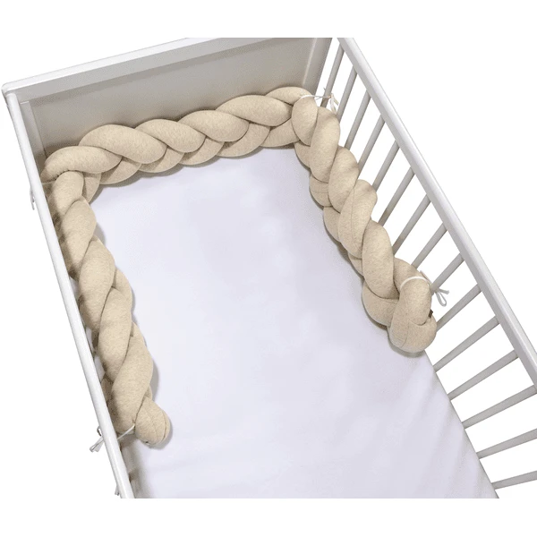 Alvi ® Nest Slang Gevlochten Speciale Stof Quilt Nature 6 Alvi ® Nest Slang Gevlochten Speciale Stof Quilt Nature - Afbeelding 4