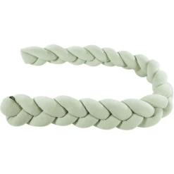 Alvi ® Nest Slang Gevlochten Speciale Stof Quilt Turkoois