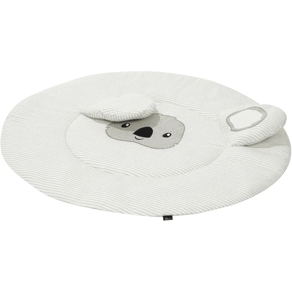 Alvi ® Peuterdeken Rond 3D Ringetjes Koala Grijs Ø100cm 6 Alvi ® Peuterdeken Rond 3D Ringetjes Koala Grijs Ø100cm - Afbeelding 4