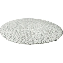 Alvi Peuterdeken Rond Petit Fleurs Groen/wit Ø100cm -Roba || Alvi || Pinolino Winkel alvi peuterdeken rond petit fleurs groen wit o100cm a383164 3