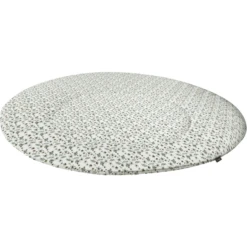 Alvi Peuterdeken Rond Petit Fleurs Groen/wit Ø100cm -Roba || Alvi || Pinolino Winkel alvi peuterdeken rond petit fleurs groen wit o100cm a383164 4