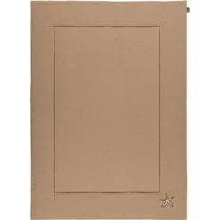 Alvi Zeesterren Kruipdeken Taupe/wit 100 X 135 Cm