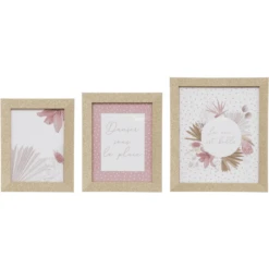 Atmosphera Fotolijst Set 3 Stuks Glitter