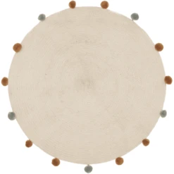 Atmosphera Kindertapijt Pompons -Roba || Alvi || Pinolino Winkel atmosphera kindertapijt pompons a396385 3