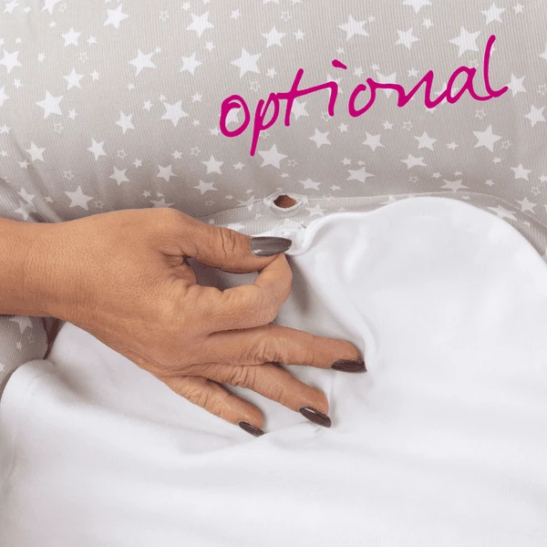 Babybay® Babymat Perelgrijze Sterren Wit 7 Babybay® Babymat Perelgrijze Sterren Wit - Afbeelding 5