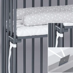 Babybay Co-sleeper Boxspring Grijs -Roba || Alvi || Pinolino Winkel babybay co sleeper boxspring grijs a212347 4