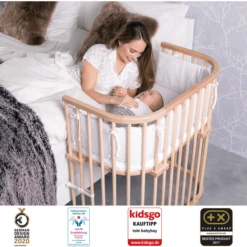 Babybay Co-sleeper Boxspring Natuur Gelakt -Roba || Alvi || Pinolino Winkel babybay co sleeper boxspring natuur gelakt a086209 1
