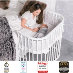 Uitgelichte producten -Roba || Alvi || Pinolino Winkel babybay co sleeper boxspring wit a086211 1