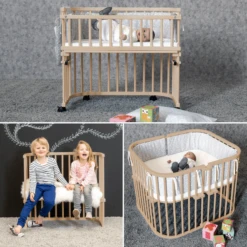 Babybay Co-sleeper Mini Natuur Extra Geventileerd -Roba || Alvi || Pinolino Winkel babybay co sleeper mini natuur extra geventileerd a214418 2