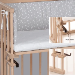Babybay Co-sleeper Mini Natuur Extra Geventileerd -Roba || Alvi || Pinolino Winkel babybay co sleeper mini natuur extra geventileerd a214418 3