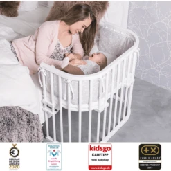 Babybay Co-sleeper Original Wit Extra Geventileerd -Roba || Alvi || Pinolino Winkel babybay co sleeper original wit extra geventileerd a041086 1