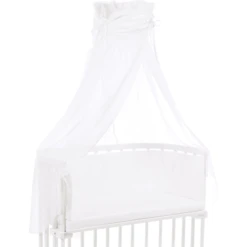 Babybay Hemeltje Wit/wit 200 X 135 Cm -Roba || Alvi || Pinolino Winkel babybay hemeltje wit wit 200 x 135 cm a205008 1