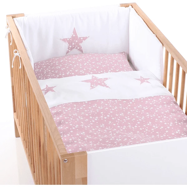Babybay ® Kinderbeddengoed Piqué, Bessen Sterren Wit Met Applicatie Ster 100 X 135 Cm 6 Babybay ® Kinderbeddengoed Piqué, Bessen Sterren Wit Met Applicatie Ster 100 X 135 Cm - Afbeelding 4