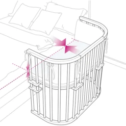 Babybay Maxi Co-sleeper Comfort Plus Naturel Gelakt -Roba || Alvi || Pinolino Winkel babybay maxi co sleeper comfort plus naturel gelakt a376136 4