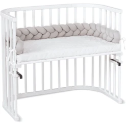 Babybay ® Nest Slang Gevlochten Beige / Alle Modellen -Roba || Alvi || Pinolino Winkel babybay nest slang gevlochten beige alle modellen a308591 4