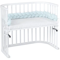 Babybay ® Nest Snake Gevlochten Aqua / Alle Modellen -Roba || Alvi || Pinolino Winkel babybay nest snake gevlochten aqua alle modellen a308613 4