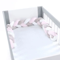 Babybay® Nestelende Slangenvlecht Wit/beige/rosé 200 Cm 10 Babybay® Nestelende Slangenvlecht Wit/beige/rosé 200 Cm -Roba || Alvi || Pinolino Winkel babybay nestelende slangenvlecht wit beige rose 200 cm a288155 3