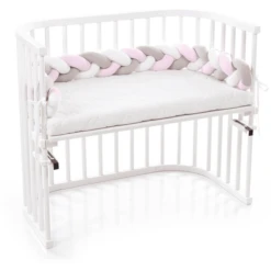 Babybay® Nestje Nestslang Gevlochten Wit / Beige / Roze -Roba || Alvi || Pinolino Winkel babybay nestje nestslang gevlochten wit beige roze a288041 3