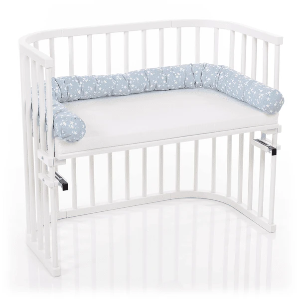 Babybay Nestslang Azuurblauw Ster Wit 4 Babybay Nestslang Azuurblauw Ster Wit - Afbeelding 2