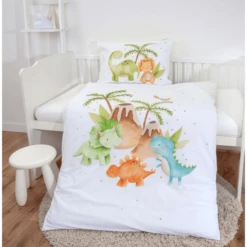 Babybest® Beddengoed Dinos 100 X 135 Cm -Roba || Alvi || Pinolino Winkel babybest beddengoed dinos 100 x 135 cm a360360 3