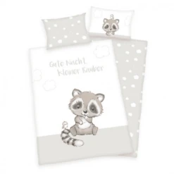 Babybest® Flannel Beddengoed Kleine Robber GOTS 100 X 135 Cm -Roba || Alvi || Pinolino Winkel babybest flannel beddengoed kleine robber gots 100 x 135 cm a297081 2