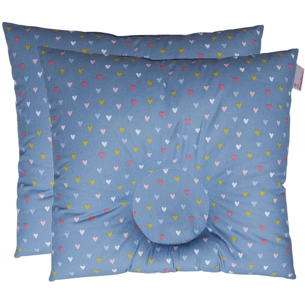 BabyDorm ® Preventief Kussen EasyDorm Nick Blauw Met Gekleurde Hartjes 6 BabyDorm ® Preventief Kussen EasyDorm Nick Blauw Met Gekleurde Hartjes - Afbeelding 4