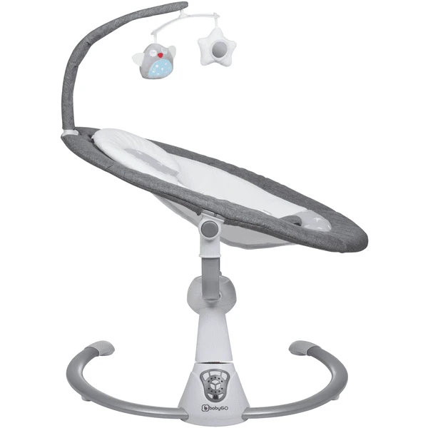 BabyGO Baby Wipstoeltje Homey Grijs 5 BabyGO Baby Wipstoeltje Homey Grijs - Afbeelding 3