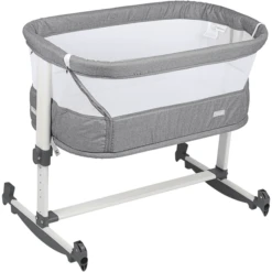 BabyGO Co-sleeper Vivaldi Dark Grey -Roba || Alvi || Pinolino Winkel babygo co sleeper vivaldi dark grey a306786 2