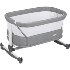BabyGO Co-sleeper Vivaldi Dark Grey -Roba || Alvi || Pinolino Winkel babygo co sleeper vivaldi dark grey a306786 4