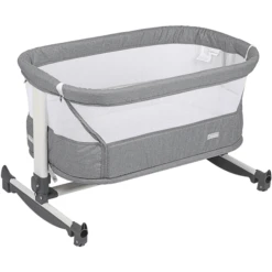 BabyGO Co-sleeper Vivaldi Grey -Roba || Alvi || Pinolino Winkel babygo co sleeper vivaldi grey a250321 4