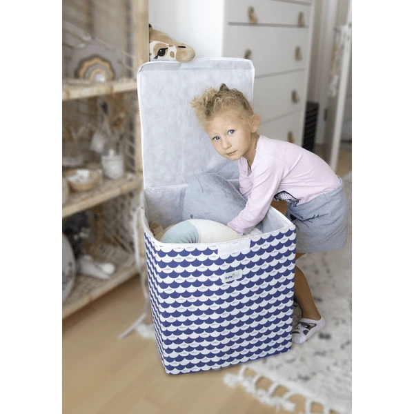 BabyGO - Opbergdoos Blauw 4 BabyGO - Opbergdoos Blauw - Afbeelding 2