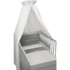 Be Be 's Collectie Mousseline Beddenset 3st Ster Grijs