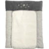 Be Be 's Collection Changing Mat Star Grijs 55x70 Cm