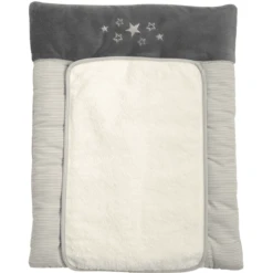 Be Be 's Collection Changing Mat Star Grijs 55x70 Cm