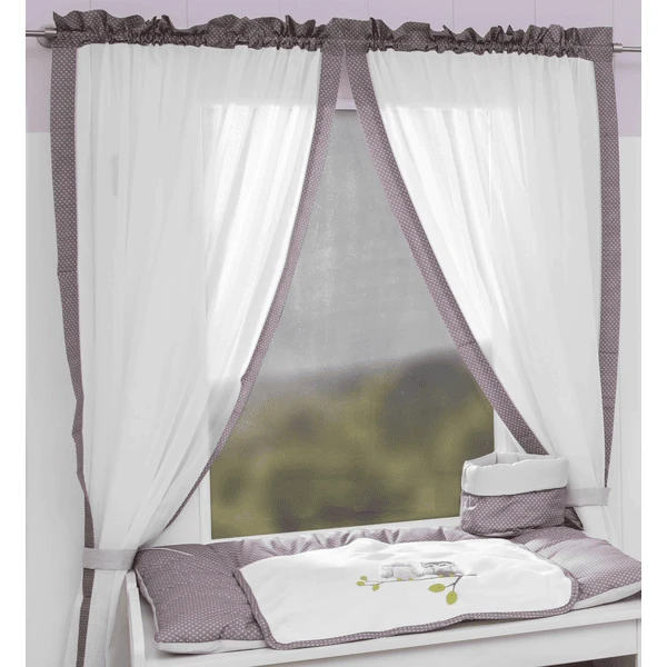 Be Be 's Collection Gordijn 2 Lussen Uilen Roze 100 X 150 Cm 3 Be Be 's Collection Gordijn 2 Lussen Uilen Roze 100 X 150 Cm